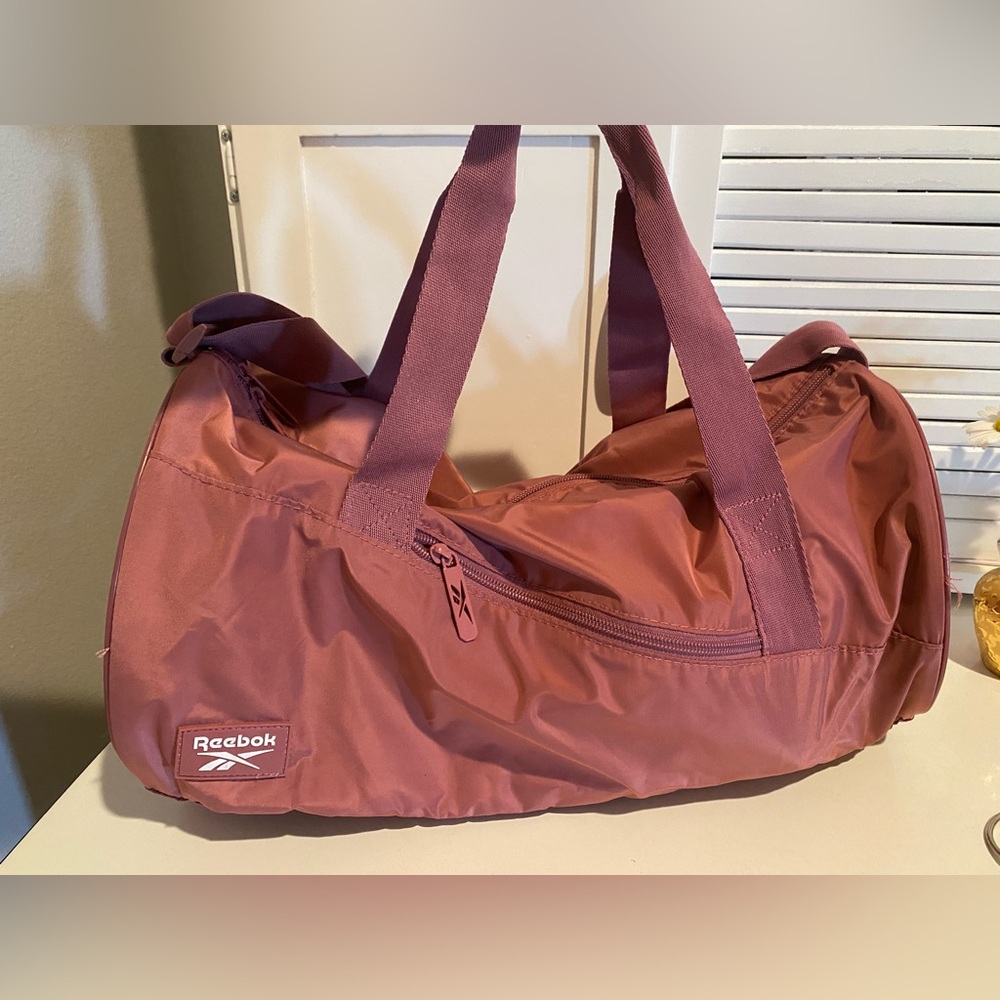 Dusty Pink Reebok Duffle Bag 17” NWOT
